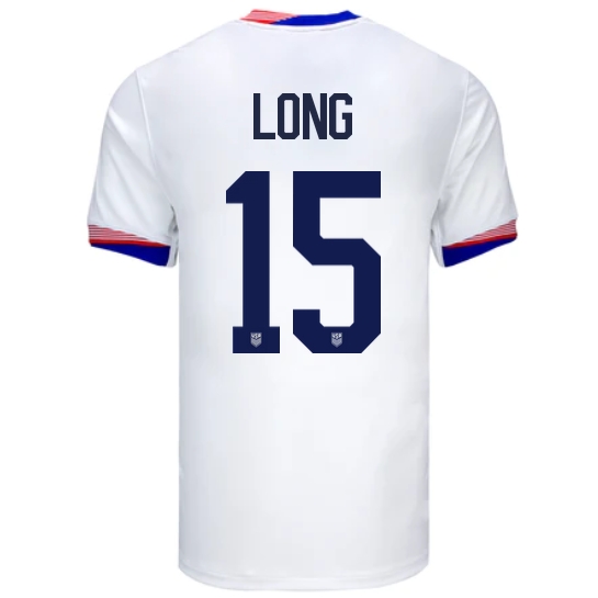 USA Aaron Long 2024 Home Men's Stadium Soccer Jersey