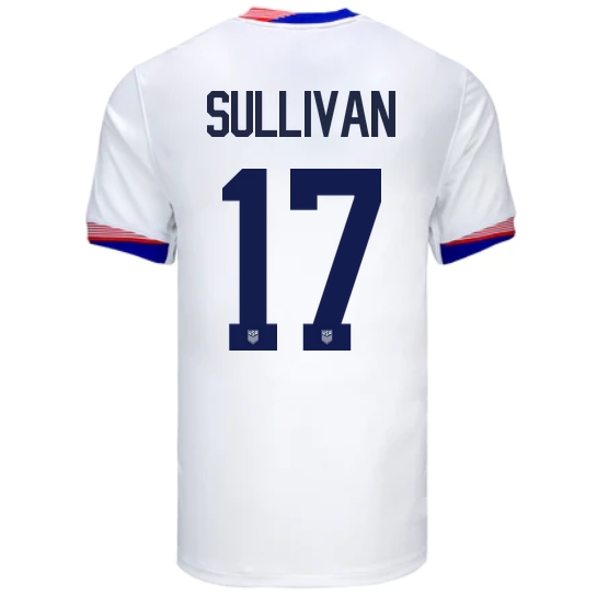 USA Andi Sullivan 2024 Home Men's Stadium Soccer Jersey