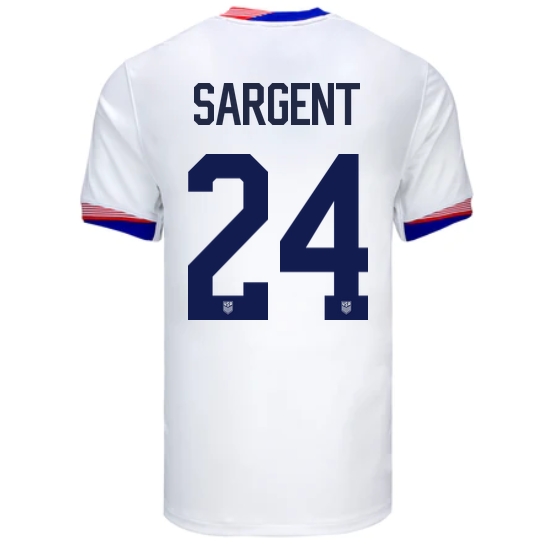 USA Josh Sargent 2024 Home Men's Stadium Soccer Jersey