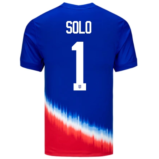 USA Hope Solo 2024 Away Men's Stadium Soccer Jersey