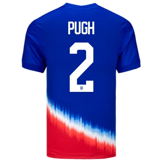 USA Mallory Pugh 2024 Away Men's Stadium Soccer Jersey