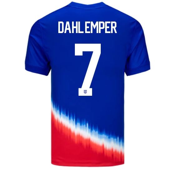 USA Abby Dahlkemper 2024 Away Men's Stadium Soccer Jersey
