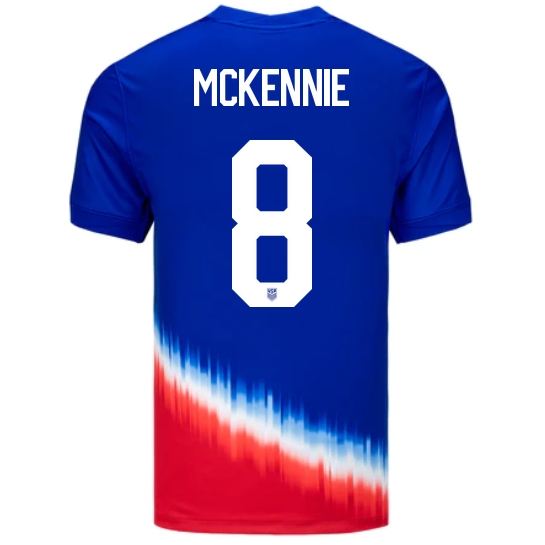 USA Weston McKennie 2024 Away Men's Stadium Soccer Jersey
