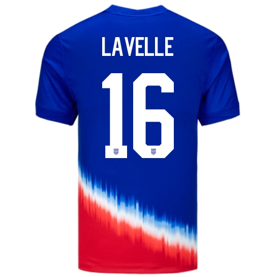 USA Rose Lavelle 2024 Away Men's Stadium Soccer Jersey