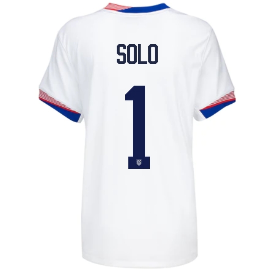USA Hope Solo 2024 Home Women's Stadium Soccer Jersey