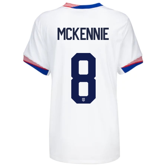 USA Weston McKennie 2024 Home Women's Stadium Soccer Jersey