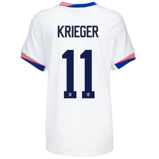 USA Ali Krieger 2024 Home Women's Stadium Soccer Jersey