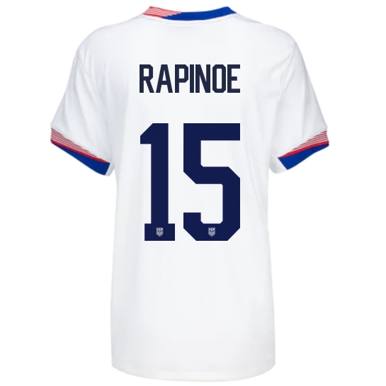 USA Megan Rapinoe 2024 Home Women's Stadium Soccer Jersey