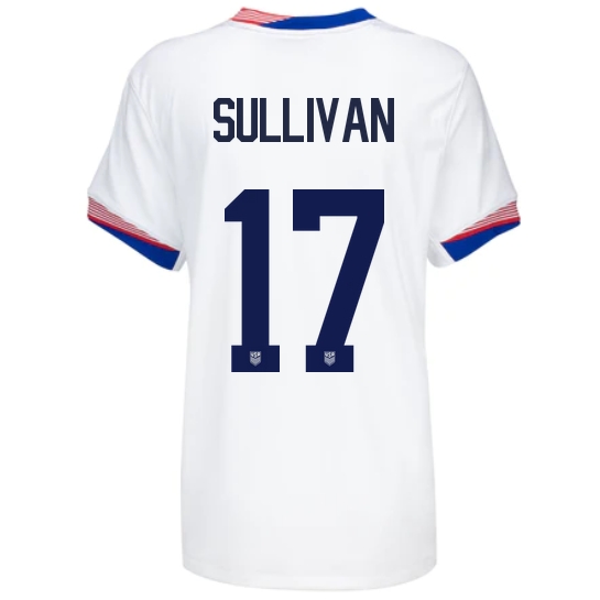 USA Andi Sullivan 2024 Home Women's Stadium Soccer Jersey