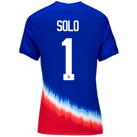 USA Hope Solo 2024 Away Women's Stadium Soccer Jersey