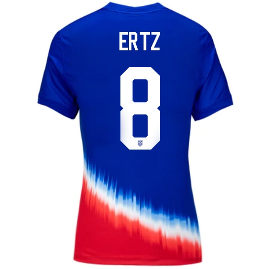 USA Julie Ertz 2024 Away Women's Stadium Soccer Jersey