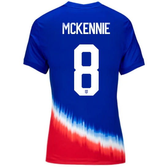 USA Weston McKennie 2024 Away Women's Stadium Soccer Jersey