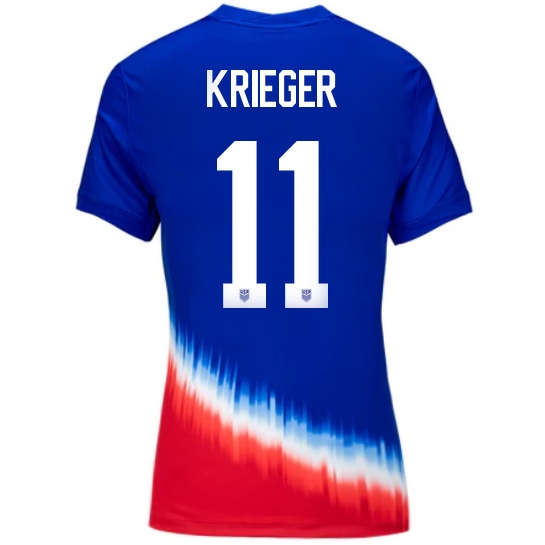 USA Ali Krieger 2024 Away Women's Stadium Soccer Jersey