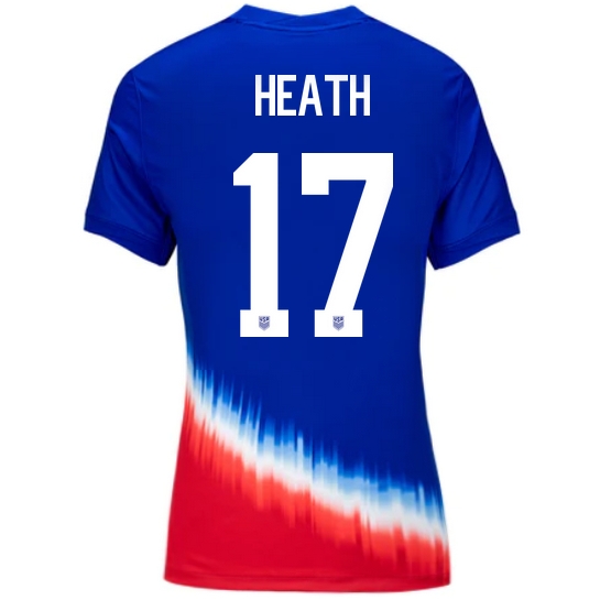 USA Tobin Heath 2024 Away Women's Stadium Soccer Jersey