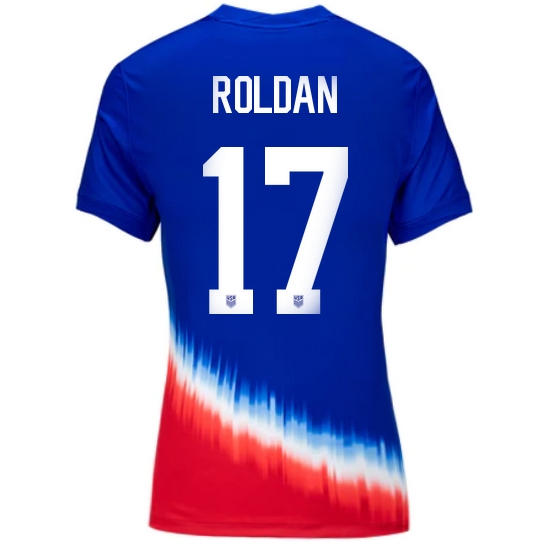 USA Cristian Roldan 2024 Away Women's Stadium Soccer Jersey