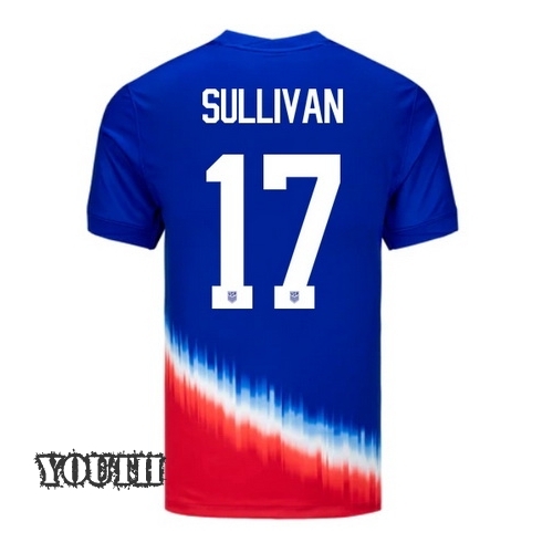 USA Andi Sullivan 2024 Away Youth Stadium Soccer Jersey