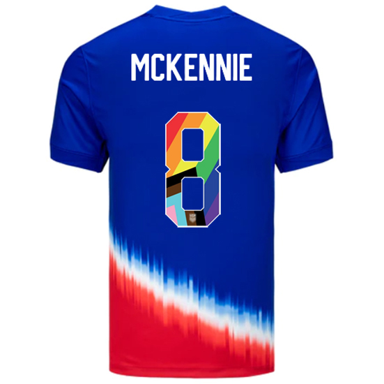 USA 2024/25 Weston McKennie Away Pride Men's Soccer Jersey