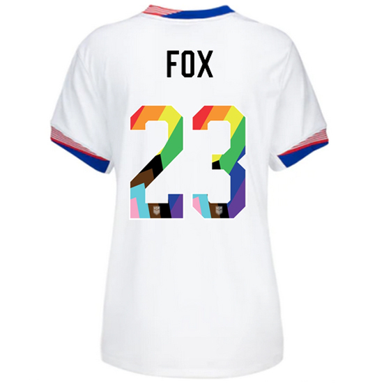 USA 2024/25 Emily Fox Home Pride Women's Soccer Jersey
