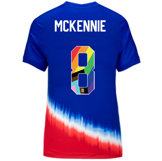 USA 2024/25 Weston McKennie Away Pride Women's Soccer Jersey