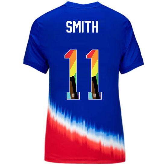 USA 2024/25 Sophia Smith Away Pride Women's Soccer Jersey