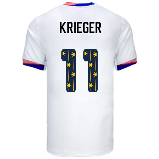 USA 2024/25 Ali Krieger Home Men's Jersey Stars Number