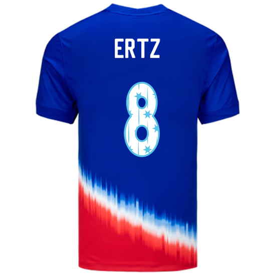 USA 2024/25 Julie Ertz Away Men's Jersey Stars Number