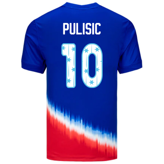 USA 2024/25 Christian Pulisic Away Men's Jersey Stars Number