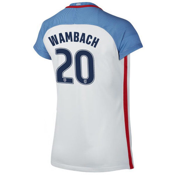 2016/2017 Abby Wambach Stadium Home Jersey USA Soccer #20