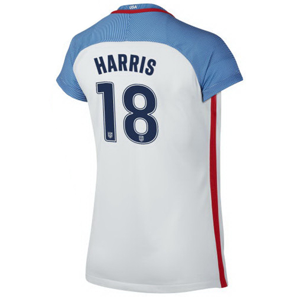 2016/2017 Ashlyn Harris Stadium Home Jersey USA Soccer #18