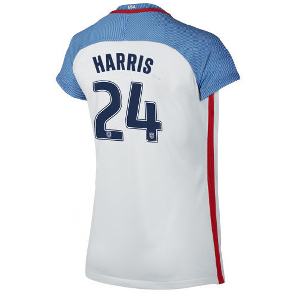 2016/2017 Ashlyn Harris Stadium Home Jersey USA Soccer #24