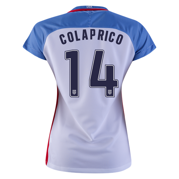 2016/2017 Danielle Colaprico Stadium Home Jersey USA Soccer #14