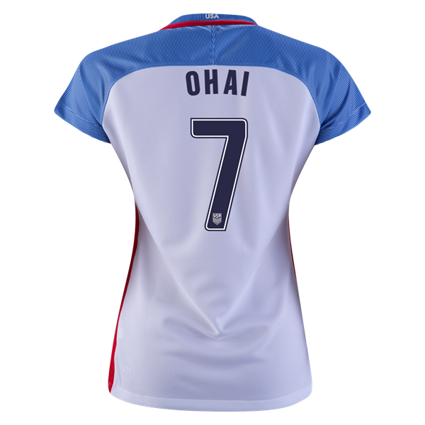 2016/2017 Kealia Ohai Stadium Home Jersey USA Soccer #7
