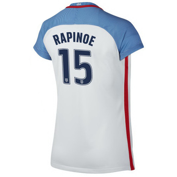 2016/2017 Megan Rapinoe Stadium Home Jersey USA Soccer #15