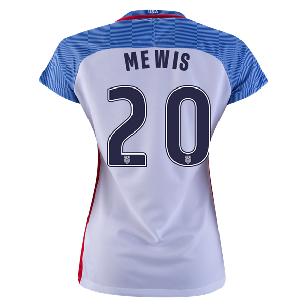 2016/2017 Samantha Mewis Stadium Home Jersey USA Soccer #20