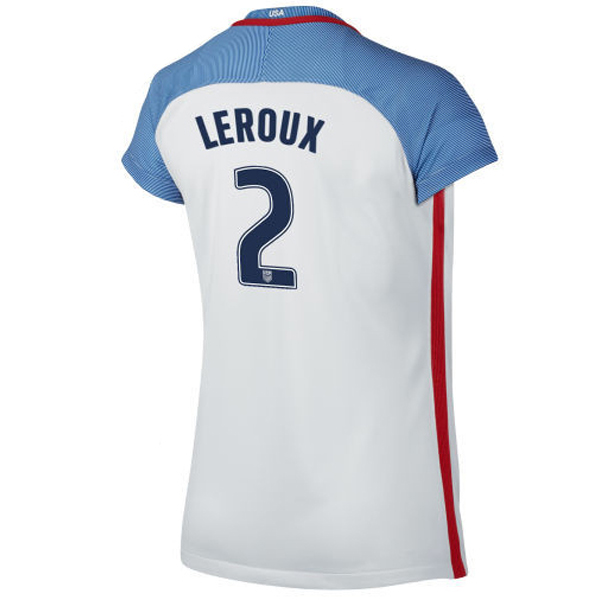 2016/2017 Sydney Leroux Stadium Home Jersey USA Soccer #2