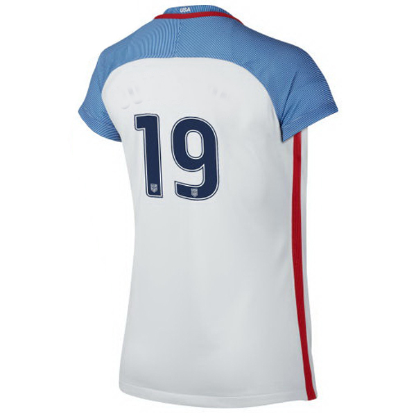 2016/2017 Number Nineteen Stadium Home Jersey USA Soccer #19