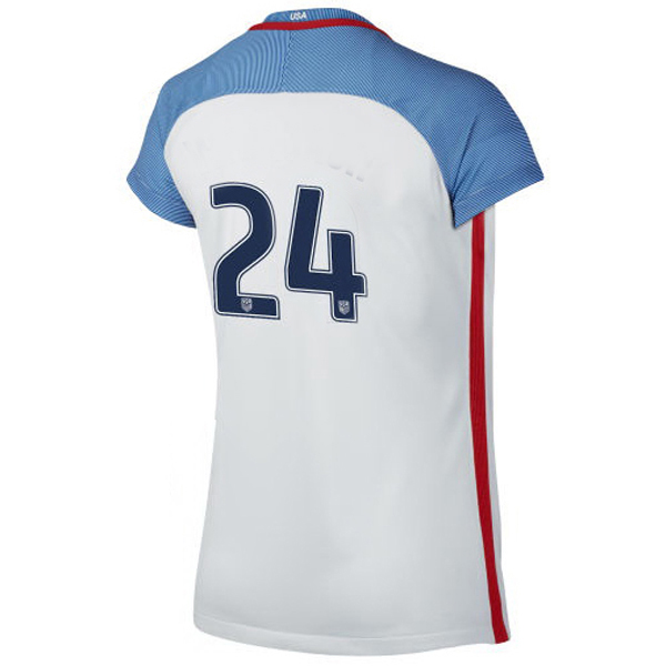 2016/2017 Number Twenty-four Stadium Home Jersey USA Soccer #24