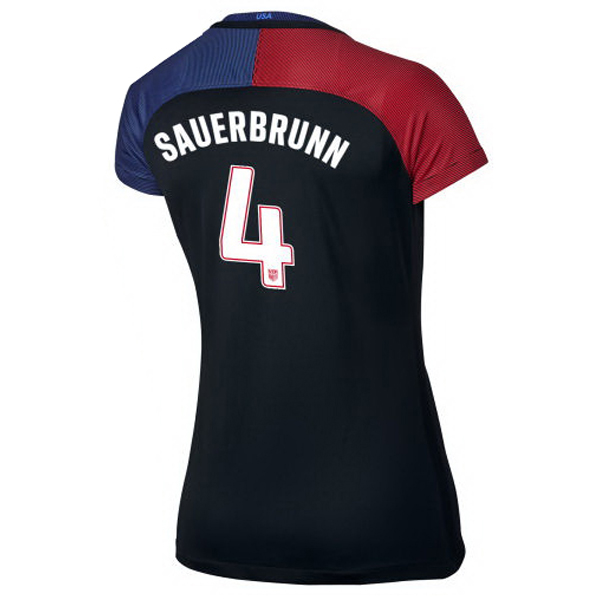 2016/2017 Becky Sauerbrunn Stadium Away Jersey USA Soccer #4
