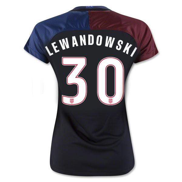 2016/2017 Gina Lewandowski Stadium Away Jersey USA Soccer #30