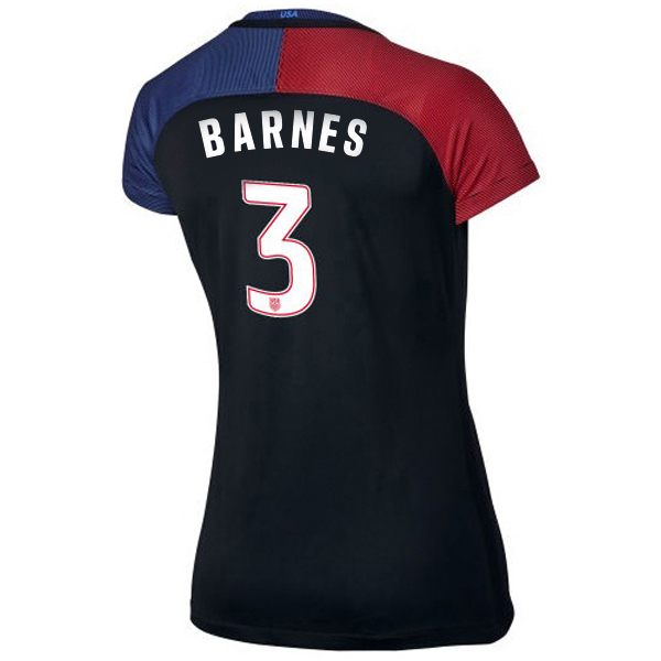 2016/2017 Lauren Barnes Stadium Away Jersey USA Soccer #3