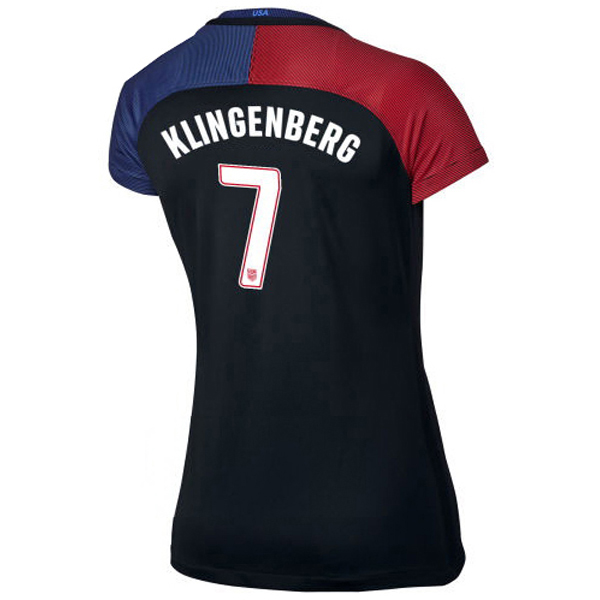 2016/2017 Meghan Klingenberg Stadium Away Jersey USA Soccer #7