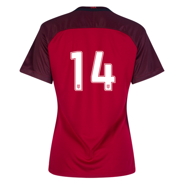 2017/2018 Number Fourteen Third Stadium Jersey #14 USA Soccer