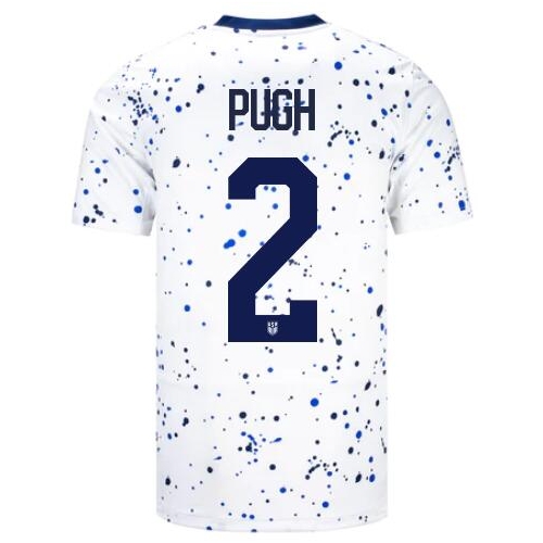 USA Mallory Pugh 2023 Home Men's Stadium Soccer Jersey