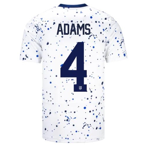USA Tyler Adams 2023 Home Men's Stadium Soccer Jersey