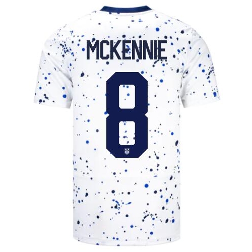 USA Weston McKennie 2023 Home Men's Stadium Soccer Jersey