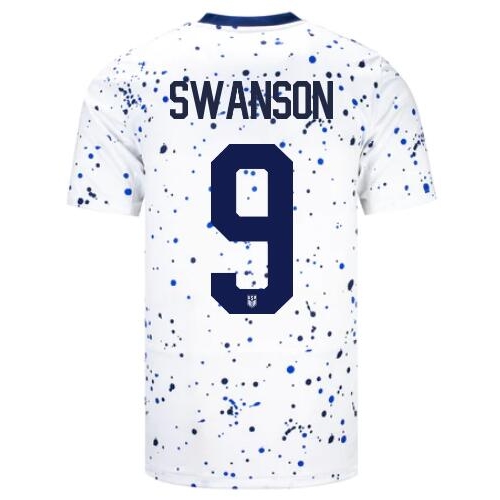 USA Mallory Swanson 2023 Home Men's Stadium Soccer Jersey