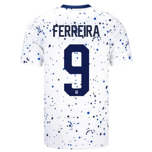 USA Jesus Ferreira 2023 Home Men's Stadium Soccer Jersey