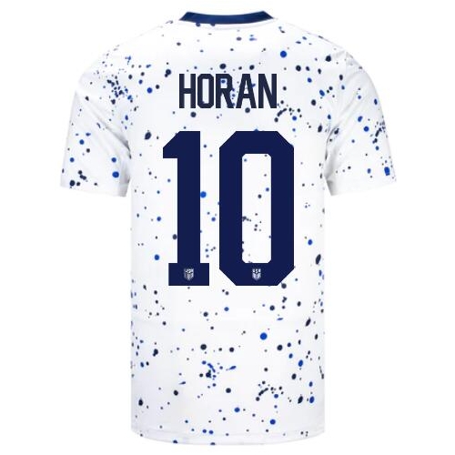 USA Lindsey Horan 2023 Home Men's Stadium Soccer Jersey