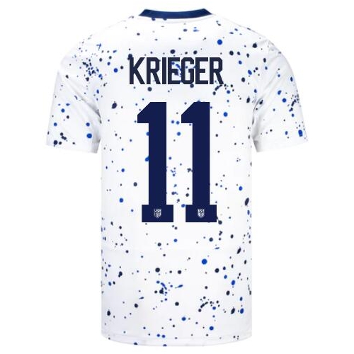 USA Ali Krieger 2023 Home Men's Stadium Soccer Jersey
