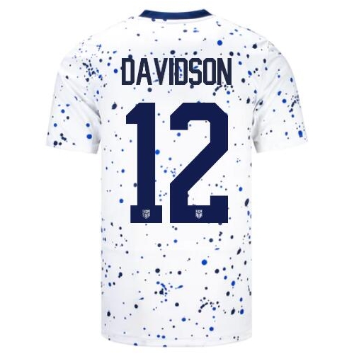 USA Tierna Davidson 2023 Home Men's Stadium Soccer Jersey